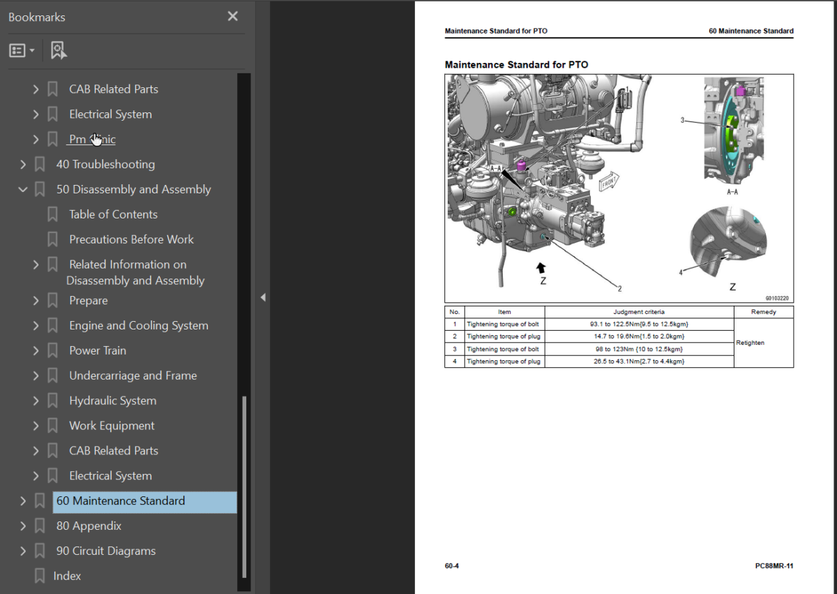 PC88MR-11 Shop Manual