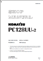 PC128UU-2 Shop Manual