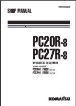 PC20R-8 PC27R-8 Shop Manual