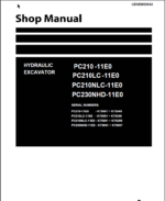 PC210 -11E0 PC210LC -11E0 PC210NLC-11E0 PC230NHD-11E0 (UENBM00543) Shop Manual