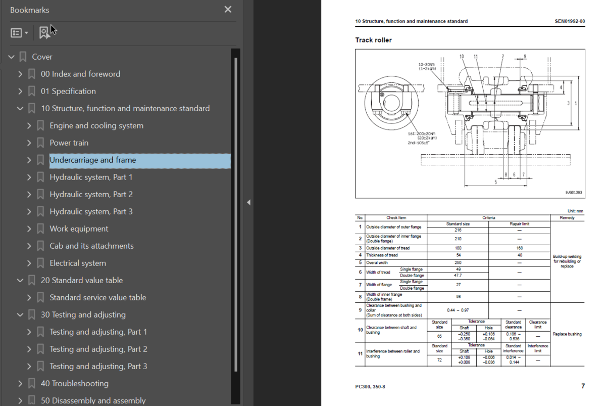 PC300 -8 PC300LC-8 PC350 -8 PC350LC-8 Shop Manual