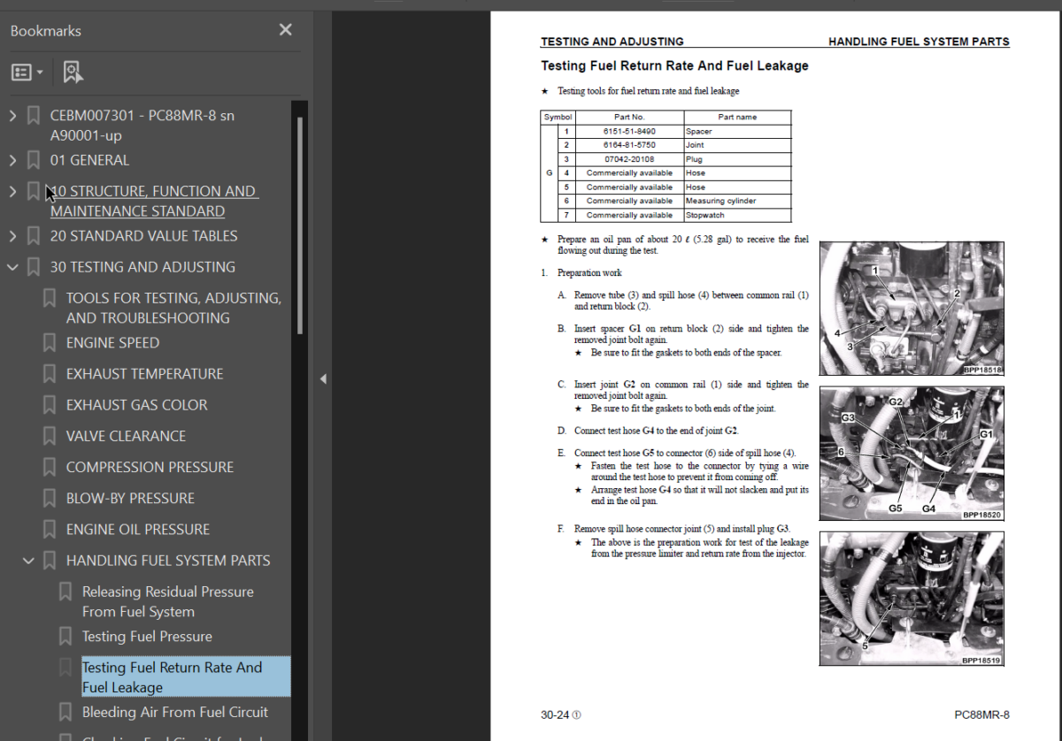 PC88MR-8 Shop Manual