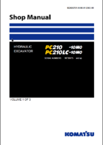 +PC210 -10M0 PC210LC-10M0 Shop Manual