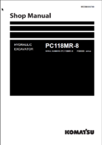 PC118MR-8 Shop Manual