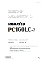 PC160LC-7 Shop Manual