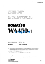 WA450-1 Shop Manual