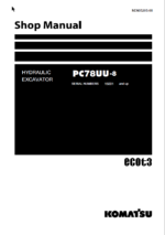 PC78UU-8 Shop Manual