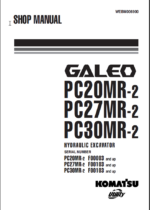 PC20MR-2 PC27MR-2 PC30MR-2 GALEO Shop Manual