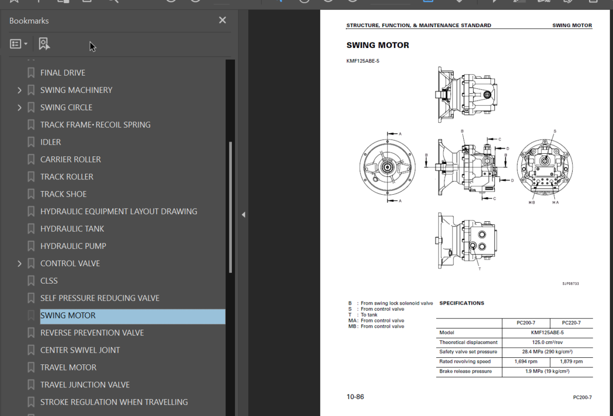 PC200 PC200LC-7 PC220 PC220LC-7 Shop Manual