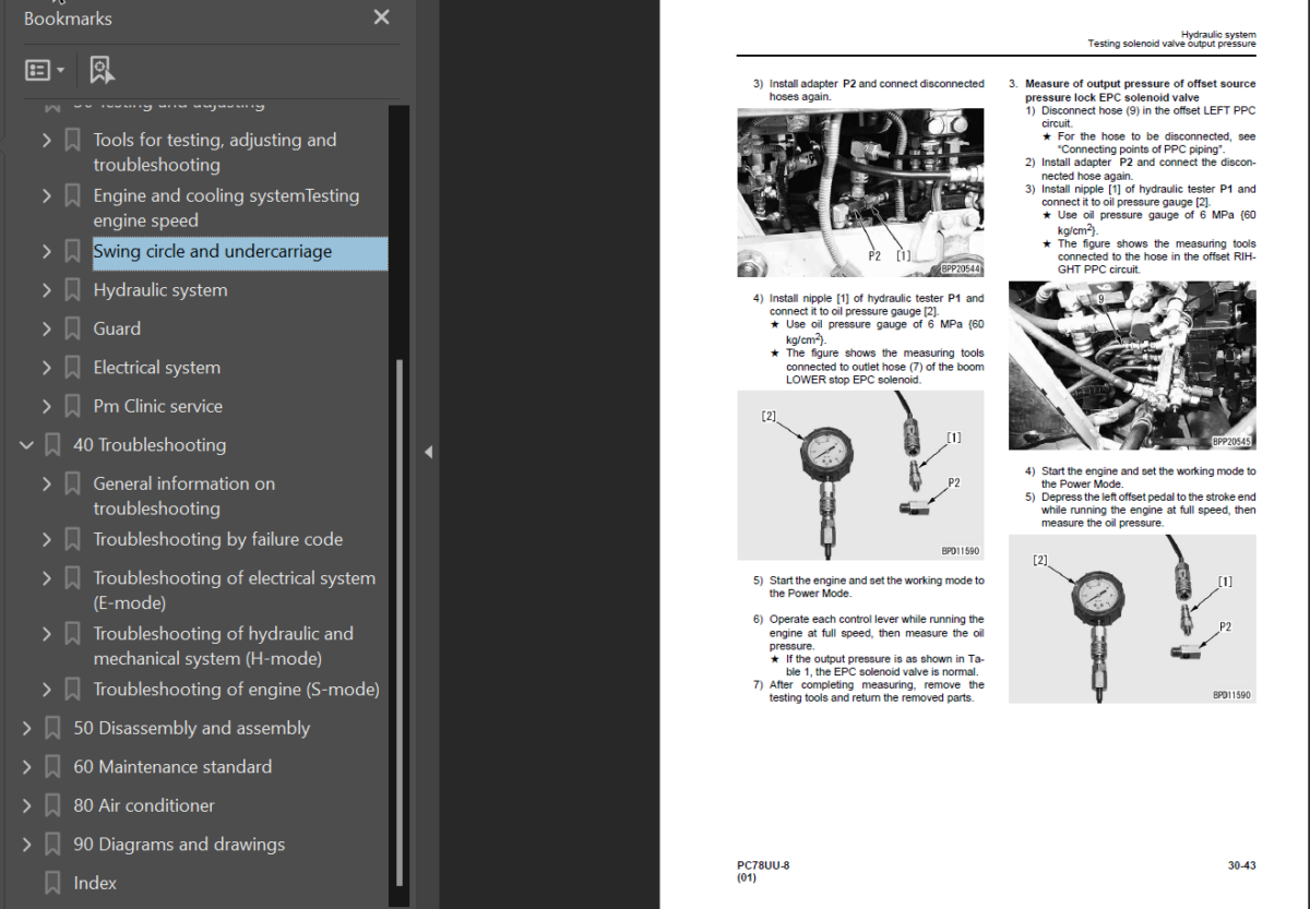 PC78UU-8 Shop Manual