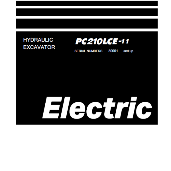 PC210LCE-11 Electric Shop Manual