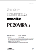 PC20MRX-1 Shop Manual