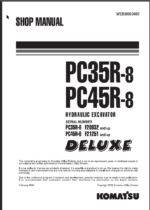 PC35R-8 PC45R-8 DELUXE Shop Manual