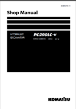 Komatsu PC290LC-11 Shop Manual