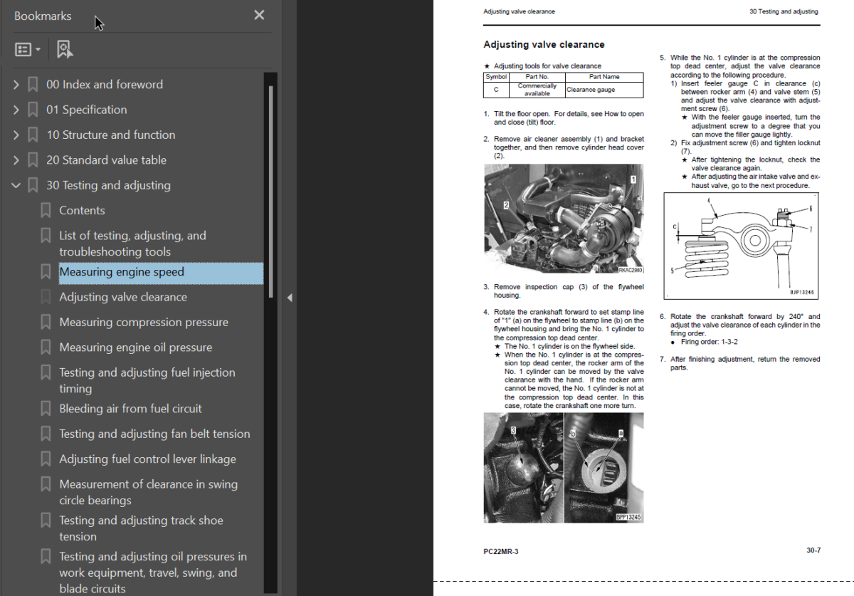 PC22MR-3 Shop Manual