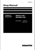 HB365LC-3E0 HB365NLC-3E0 Shop Manual