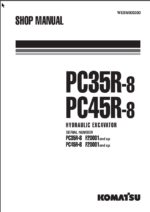 PC35R-8 PC45R-8 Shop Manual