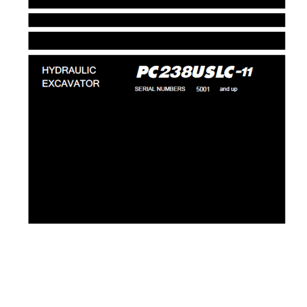 PC238USLC-11 Shop Manual