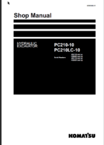 PC210-10 PC210LC-10 Shop Manual