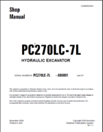 PC270LC-7L Shop Manual