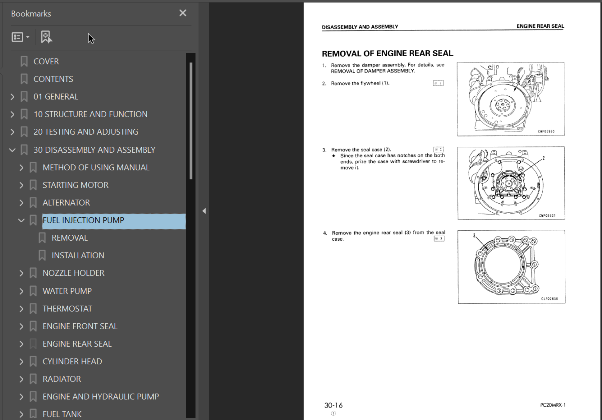 PC20MRX-1 Shop Manual