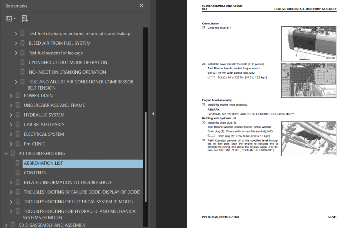 PC210 -10M0 PC210LC-10M0 (2) Shop Manual