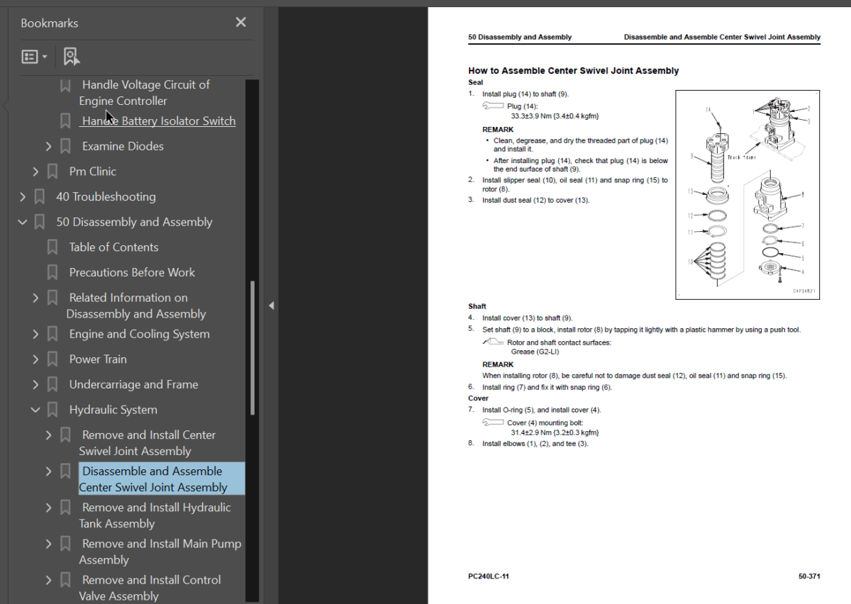 PC240LC-11 Shop Manual