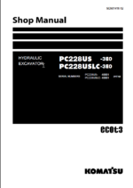 PC228US -3E0 PC228USLC-3E0 Shop Manual