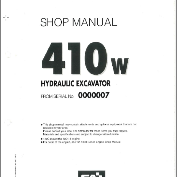 410W Shop Manual