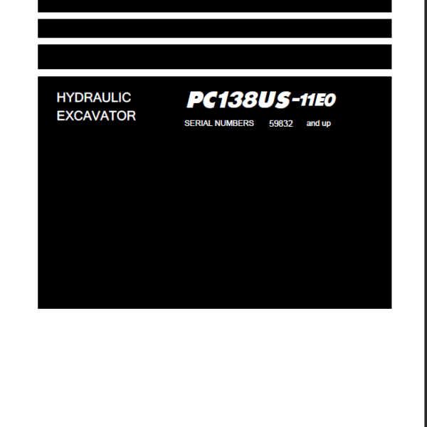 PC138US-11E0 Shop Manual