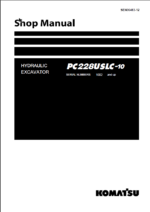 PC228USLC-10 Shop Manual