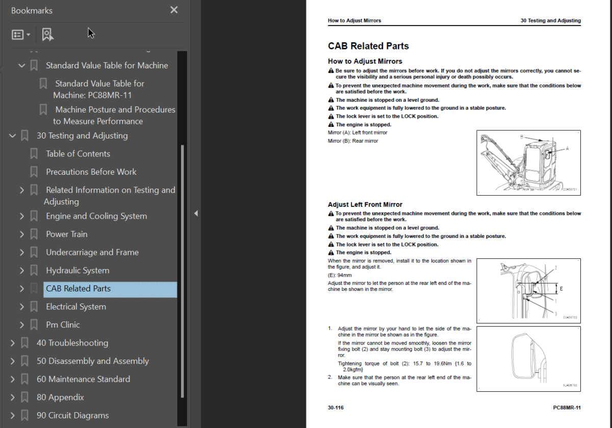 PC88MR-11 Shop Manual