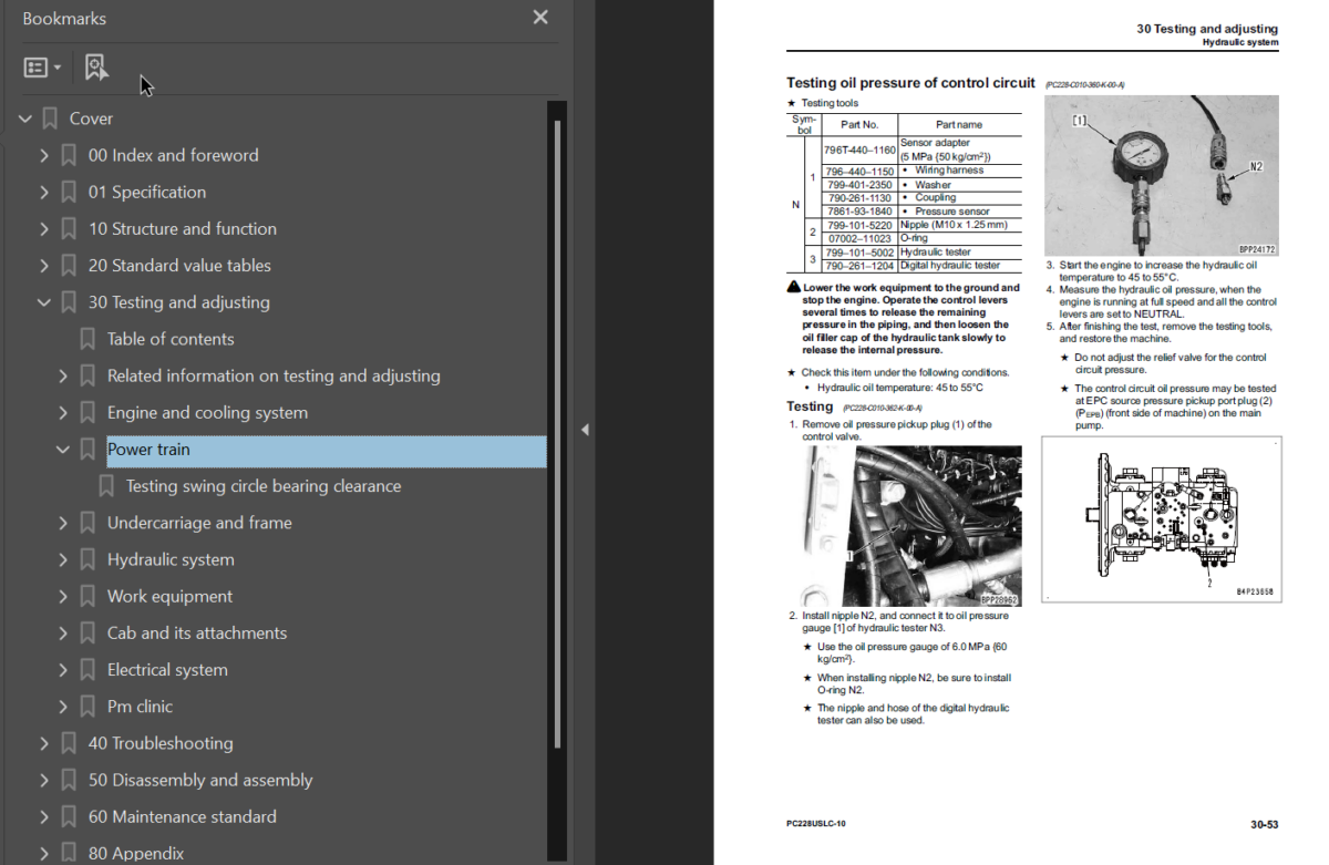 PC228USLC-10 Shop Manual