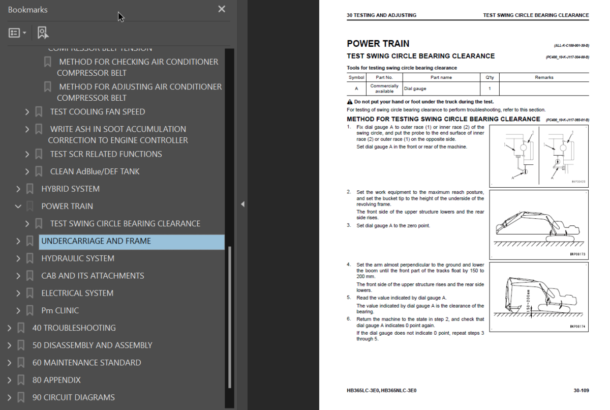 HB365LC-3 HB365NLC-3 Shop Manual