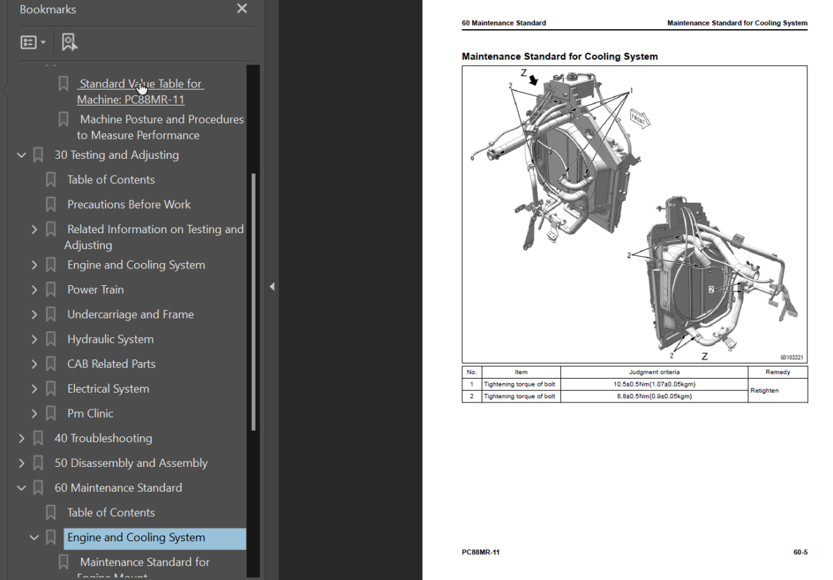 PC88MR-11 Shop Manual