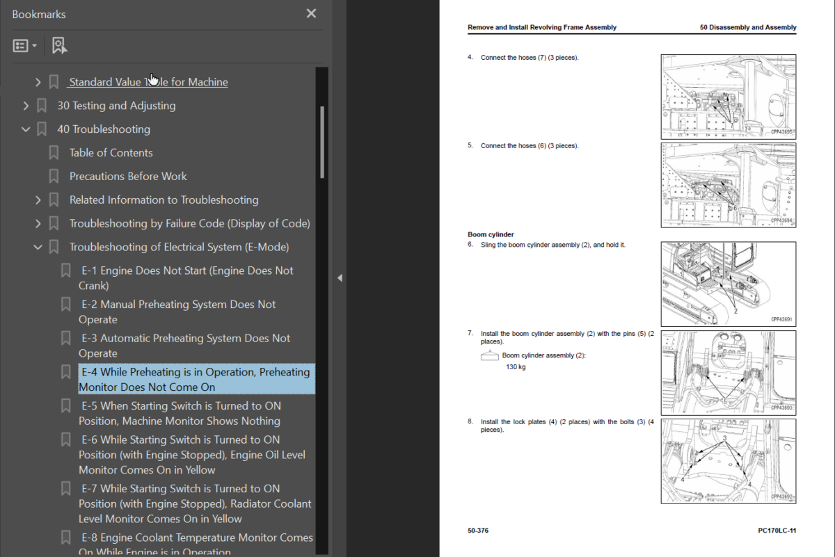 PC170LC-11 (2) Shop Manual