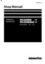 PC228US -11 PC228USLC-11 Shop Manual