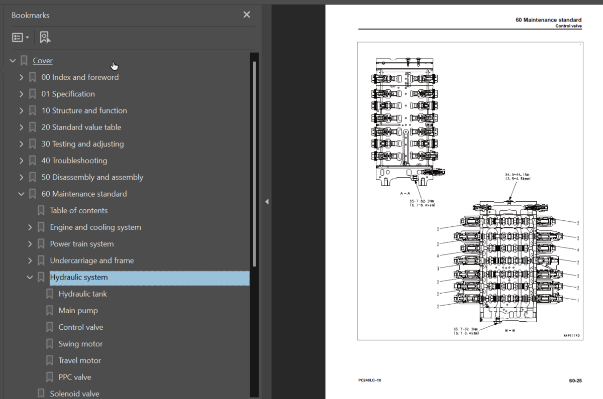 PC240LC-10 Shop Manual