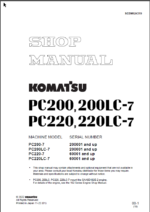 PC200 PC200LC-7 PC220 PC220LC-7 Shop Manual