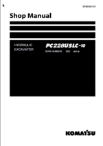 PC228USLC-10 Shop Manual