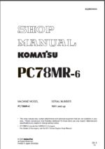 PC78MR-6 Shop Manual