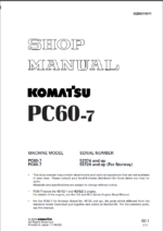 PC60-7 Shop Manual