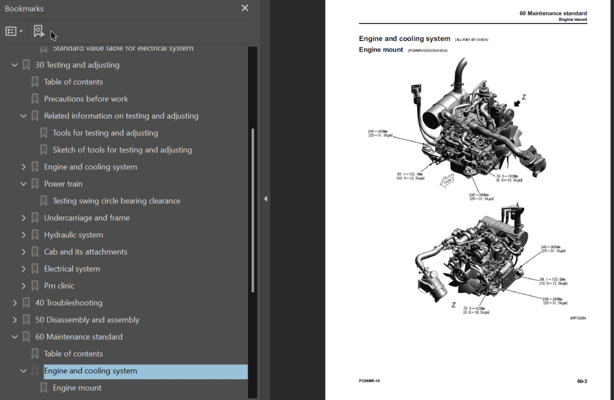 PC88MR-10 Shop Manual