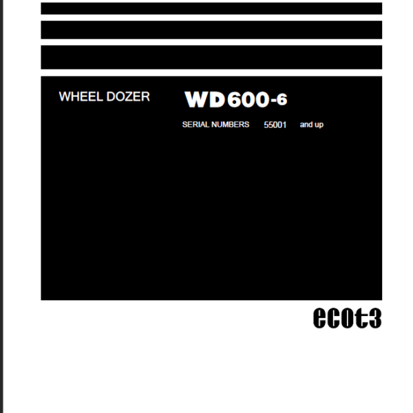 WD600-6 Shop Manual