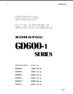 GD600-1 Shop Manual