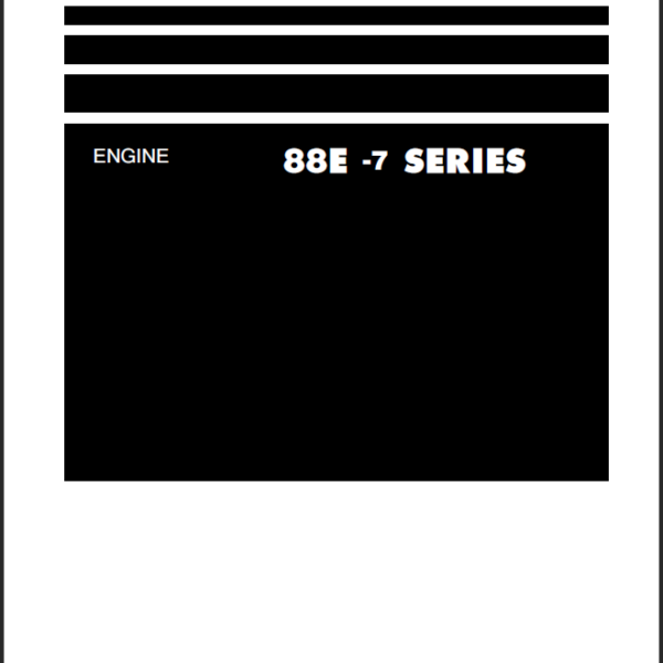 88E-7 SERIES Engine Shop Manual