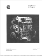 N14 Engine Shop Manual