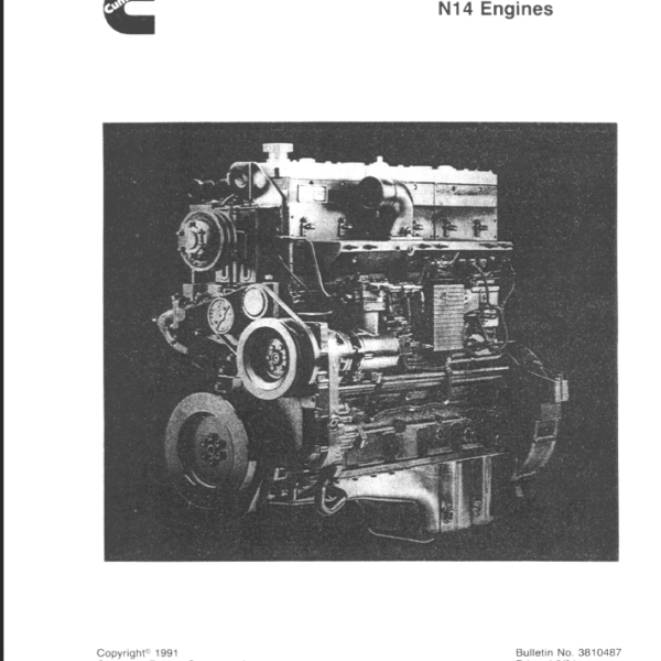 N14 Engine Shop Manual