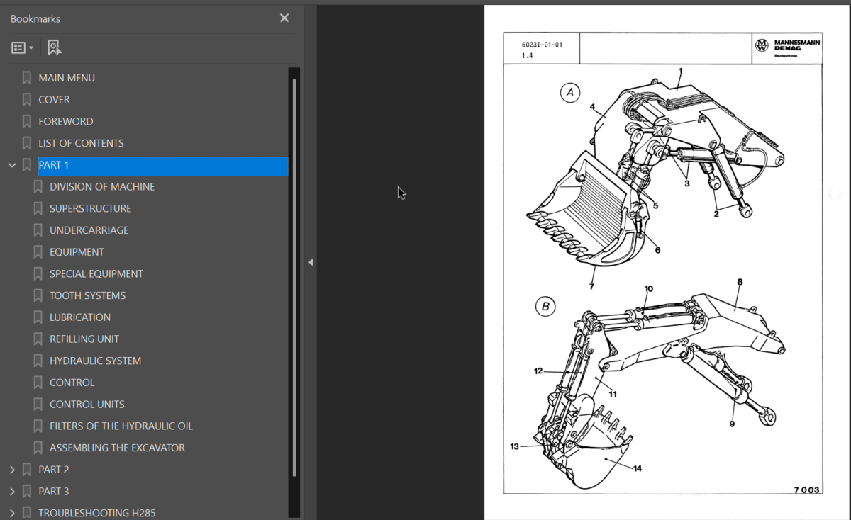 H285S Shop Manual