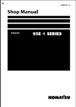 95E -5 SERIES Engine Shop Manual